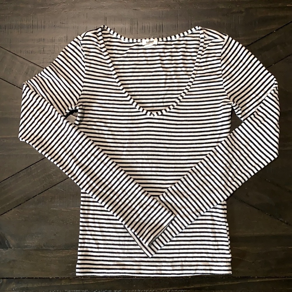 Garage | Slim Fit Long Sleeve Tee | XS